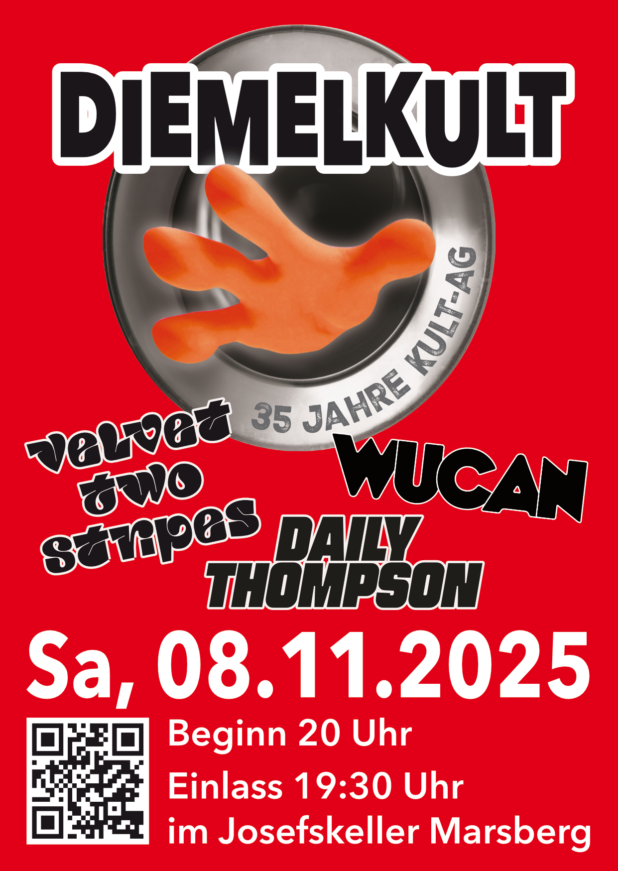 Drei Headliner rocken beim 27. DIEMELKULT 