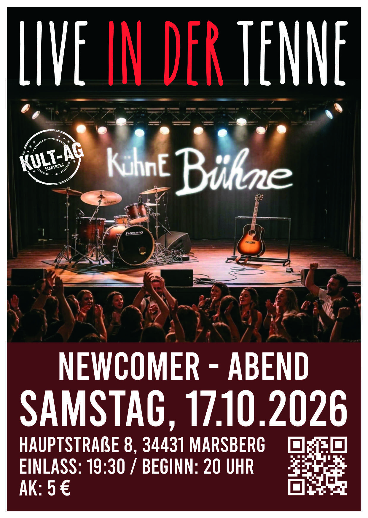 Kühne Bühne Revival – Der Newcomer-Abend Live in der Tenne